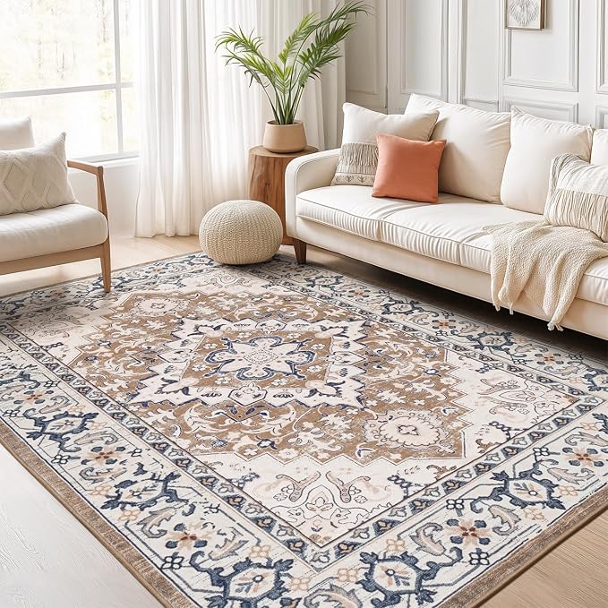 Lofus 6x9 Area Rugs for Living Room, Washable Area Rug, Rugs for Bedroom by Lofus