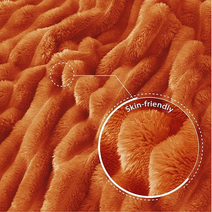 Exclusivo Mezcla Striped Twin Size Fleece Blanket - Image 5