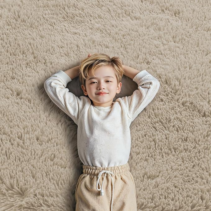 Rugs for Bedroom 4x6, Alfombras para Salas Shag Large Plush Soft Area Rug - Image 6