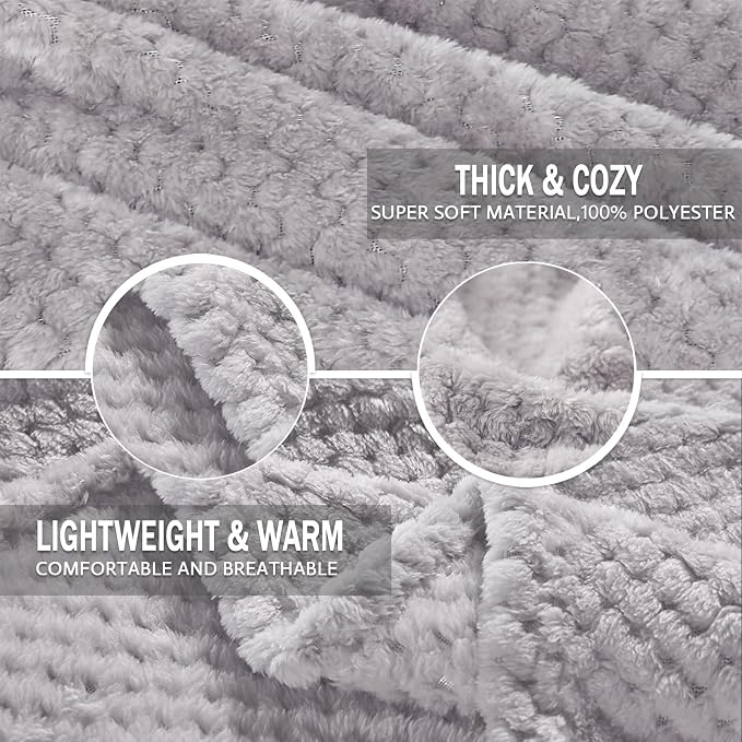 Exclusivo Mezcla Fleece Bed Blanket King Size, Super Soft and Warm Blankets - Image 6