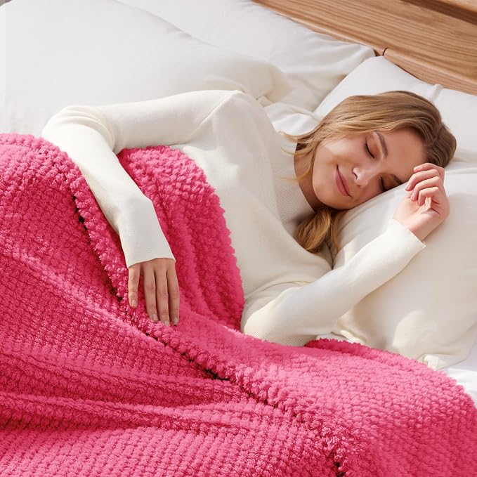 Whale Flotilla King Size Fuzzy Fleece Blanket - Image 2