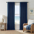 RYB HOME Navy Blue 100% Blackout Curtains by RYBHOME