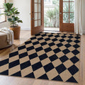 Lahome Colette Checkered Easy Jute Outdoor Rug, 5x7 Area Rugs by Lahome