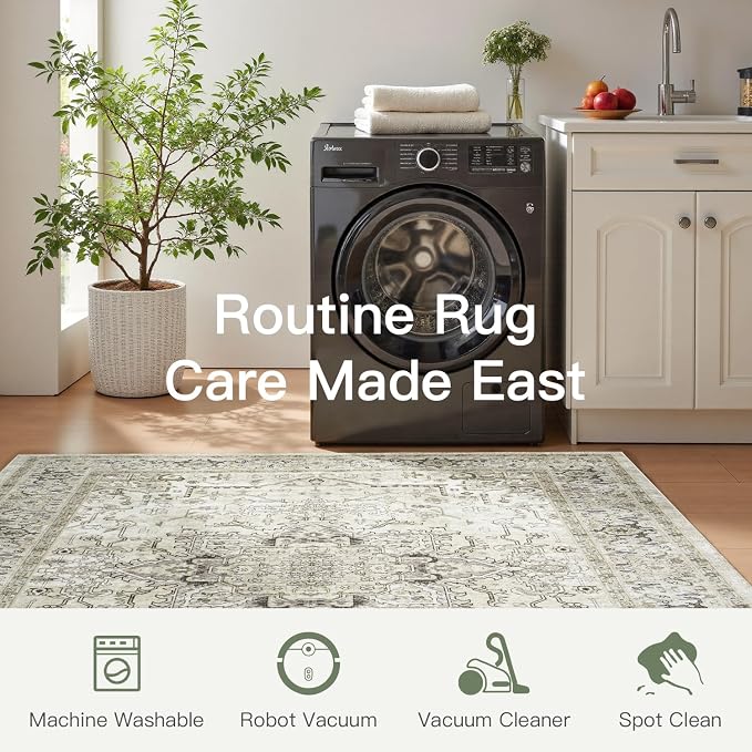 Lofus 8x10 Area Rugs for Living Room, Washable Area Rug, Rugs for Bedroom - Image 6