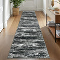 KOZYFLY Modern Abstract Hallway Runner, 2x10 Washable Rug Runner Non-Slip Soft by KOZYFLY