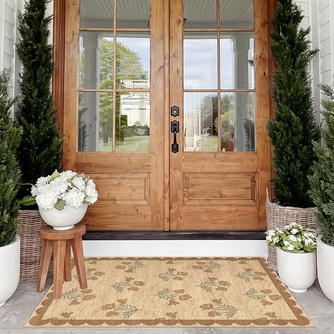 Floral Outdoor Rug - Image 4