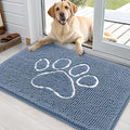 OLANLY Dog Door Mat for Muddy Paws 35x24, Paw Print Design, Absorbs Moisture by OLANLY