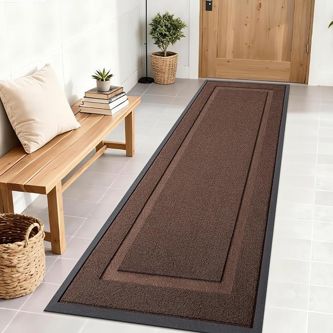 OLANLY Front Door Mat Indoor Outdoor Entrance, Waterproof All-Season, by OLANLY