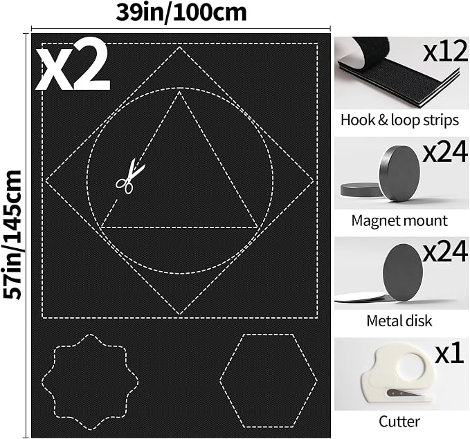 BKSAI 100% Blackout Window Cover, Portable Magnetic Black Out Curtains - Image 6