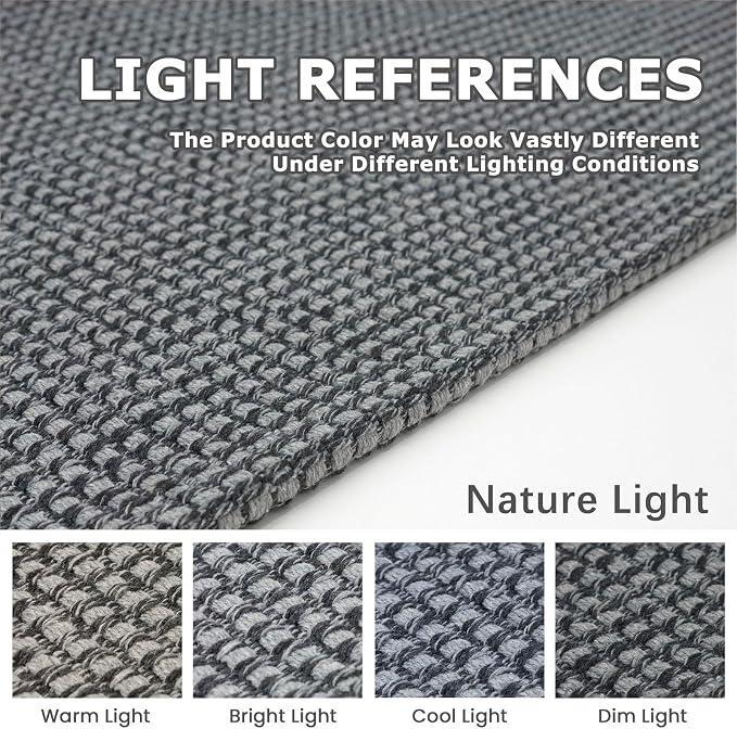 KOZYFLY Long Runners for Hallways 3x12 ft Washable Kitchen Runner Non Slip - Image 3