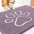 Smiry Dog Door Mat for Muddy Paws, Absorbent Dirt Trapper Non Slip Quick Dry by Smiry