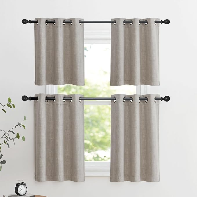 NICETOWN Valances for Bedroom, Farmhouse Windows Blackout Thermal Insulated - Image 7