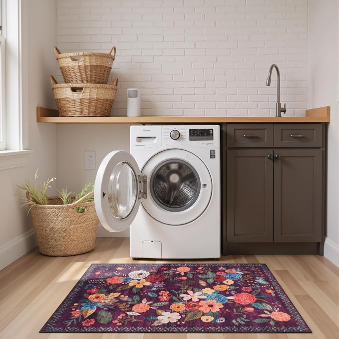 2x5 Entryway Runner Rugs, Non Slip Washable Rugs - Image 4