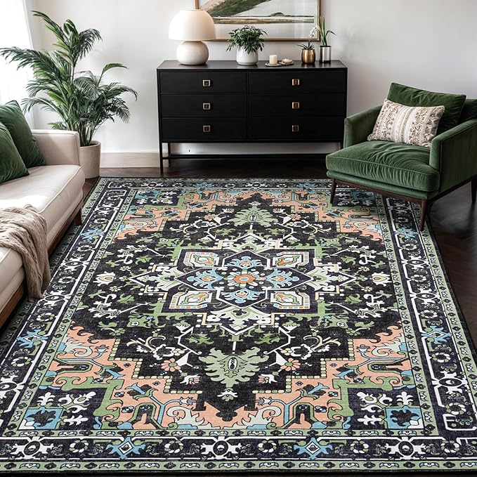 Lofus 9x12 Area Rugs for Living Room, Machine Washable Area Rug, Soft Large - Image 3