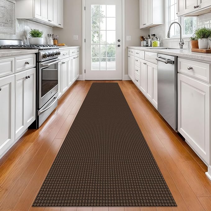 KOZYFLY Long Runners for Hallways 2x12 ft Washable Kitchen Runner Non Slip - Image 2