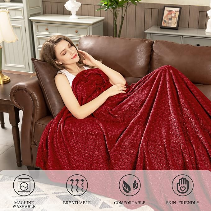 inhand Fleece Throw Blanket, Super Soft Fuzzy Blanket - Image 6