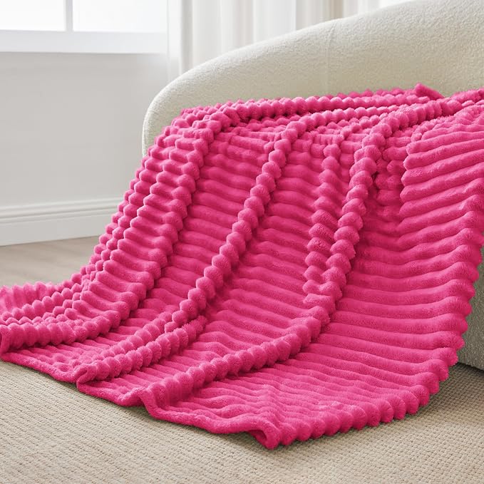 BEDELITE Twin Blanket for Couch & Bed, 300GSM Soft & Warm Fleece Blanket - Image 7
