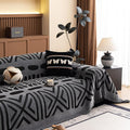 HANDONTIME Boho Couch Cover Blanket Geometric Striped Pet Covers by HANDONTIME