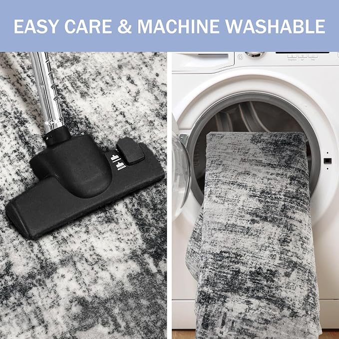IOHOUZE Abstract Runner Rug 2x7 Ft Washable Runners - Image 3