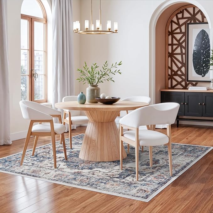 5x7 Living Room Area Rugs: Washable Non-Slip Stain Resistant Rug - Image 2