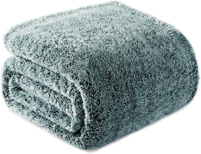 Exclusivo Mezcla Plush Fuzzy Fleece Throw Blanket Extra Large, Super Soft - Image 5