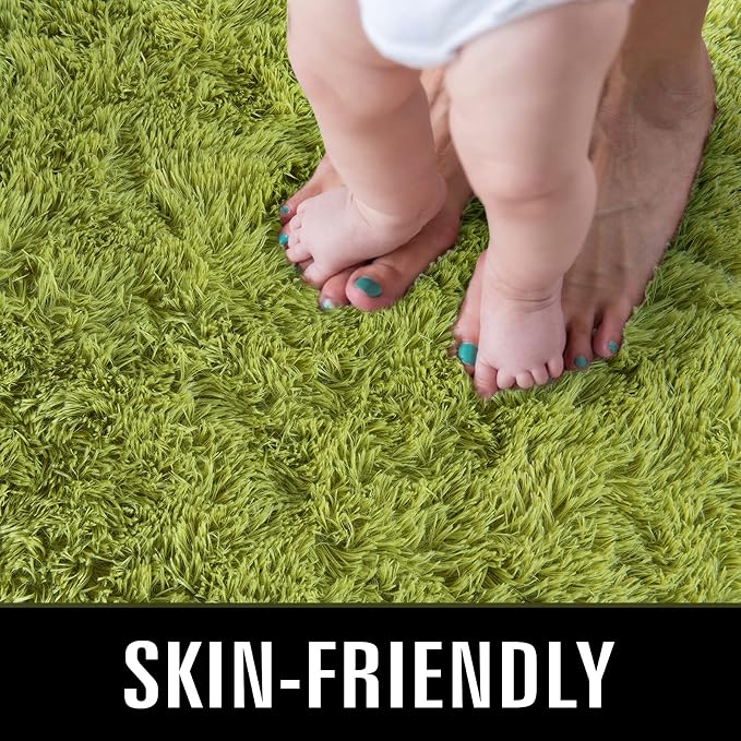 TWINNIS Super Soft Shaggy Rugs Fluffy Carpets 6x9 Feet, Indoor Modern Plush - Image 3