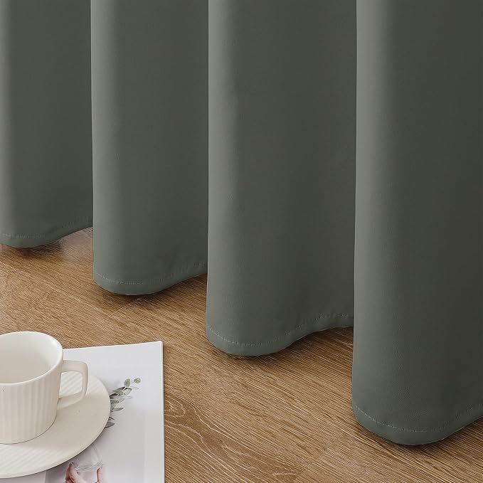 Joydeco Blackout Curtains 72 Inch Length 2 Panels Set, Thermal Insulated Long - Image 5