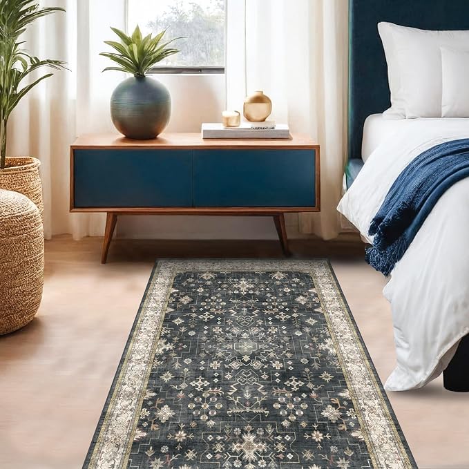Boho Washable 4x6 Entryway Rug - Image 8