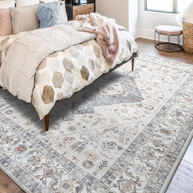 Washable Vintage Area Rug 8x10 - Image 5