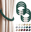 NICEEC 6 Pack Strong Magnetic Curtain Tiebacks Modern Simple Style Drape Tie by NICEEC