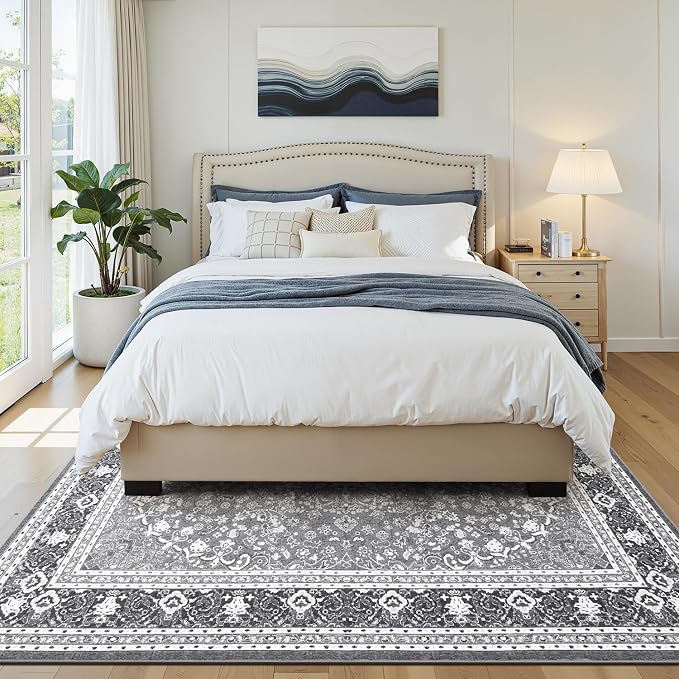 Lofus 6x9 Area Rugs for Living Room, Machine Washable Non-Slip Area Rug - Image 4