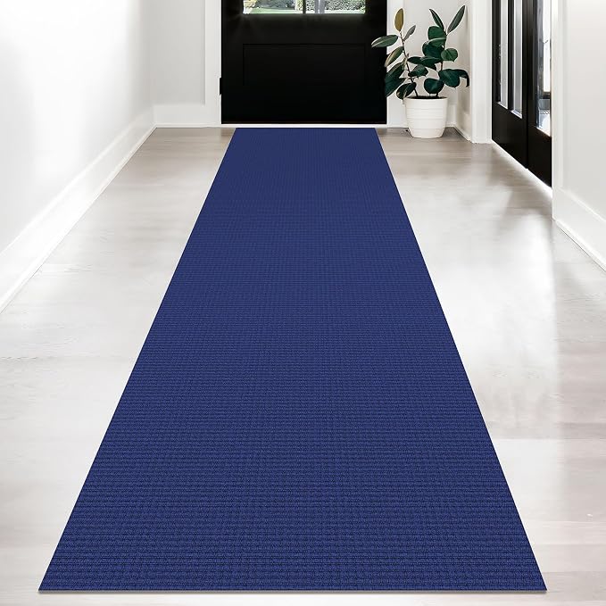 KOZYFLY Long Runners for Hallways 2.6x12 ft Washable Kitchen Runner Non Slip by KOZYFLY
