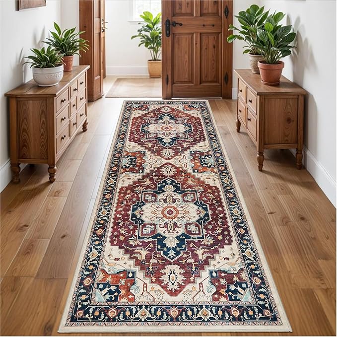 Washable Runner Rug 3x8 by TOPRUUG