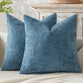 MIULEE Pack of 2 Couch Throw Pillow Covers 20x20 Inch Coastal Blue Modern Boho by MIULEE