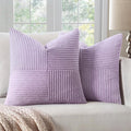 MIULEE Purple Decorative Throw Pillow Covers 18x18 Inch by MIULEE