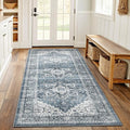 AMADA HOMEFURNISHING 2x6 Washable Runner Rug, Low-Profile Kitchen Rugs by AMADAHOMEFURNISHING