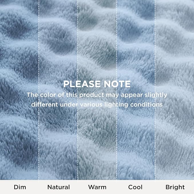 Bedsure 3D Fleece Bubble Blanket - Image 9