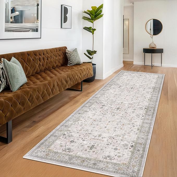 Hazo Haus Light Gray Kitchen Rug 12 ft Long - Image 3