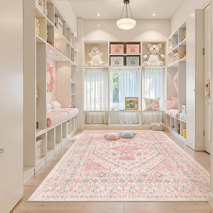 zesthome Pink Rug - Image 8