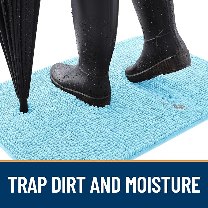 OLANLY Dog Door Mat for Muddy Paws 70x32, Absorbs Moisture and Dirt, Absorbent - Image 2