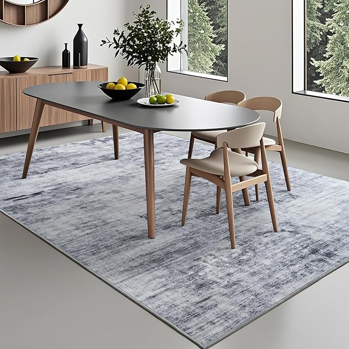 Toneed 5x7 Area Rugs for Living Room Bedroom Dining Room Washable Rug Modern - Image 2