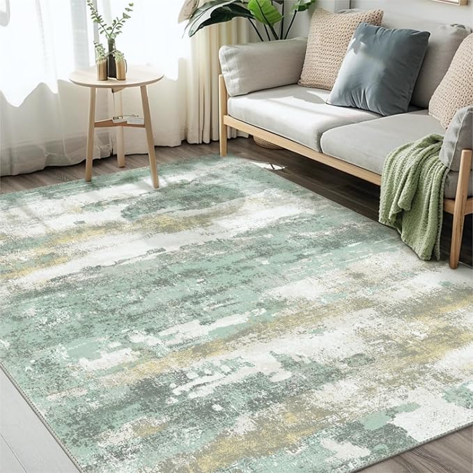 BEIMO Area Rugs 5x8 for Living Room Bedroom, Modern Abstract Machine Washable by BEIMO