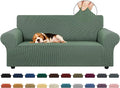 KEKUOU Stretch Loveseat Sofa Cover Slipcover, Couch Covers by KEKUOU