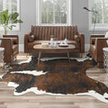 AROGAN Western Decor Faux Fur Cowhide Rug, 6.2x7 Feet Premium Animal Skin Cow by AROGANAREARUG