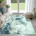 4x6 Area Rugs for Living Room Rug Washable: Abstract Rug for Dining Room by Aelenmu
