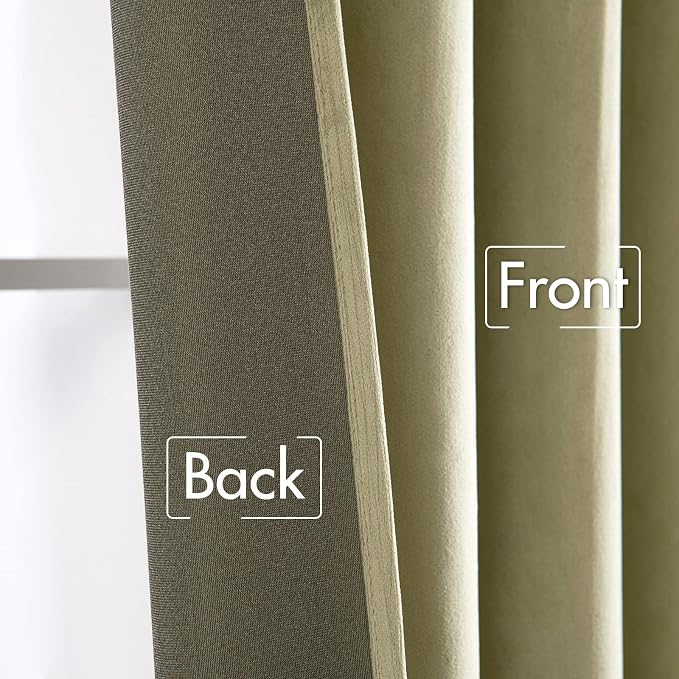 MIULEE Velvet Curtains 96 inches 2 Panels - Image 5