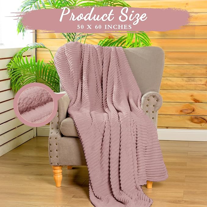 Buryeah 12 Pcs Flannel Throw Blanket Bulk 50 x 60 in Sleepover Blanket Outdoor - Image 2