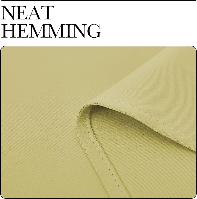 NICETOWN RV Blackout Curtains for Camper Windows, Paler Yellow, Kitchen Curtains - Image 6
