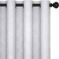 Deconovo White Room Darkening Curtains by Deconovo