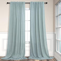 Pitalk Aqua Curtains 108 Inches Long by Pitalk